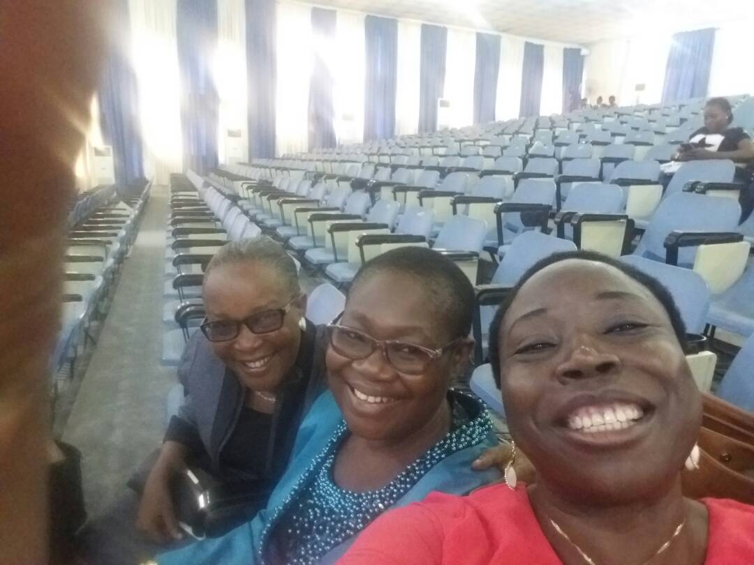 Prof G.M T Emezue at the ICALEL 2018 conference, University of Calabar, 2018